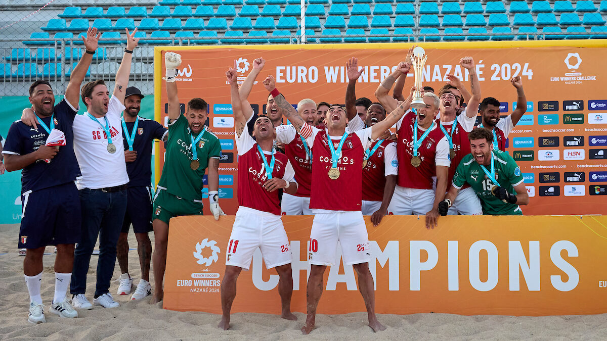 Sporting Clube de Braga champions of the euro winners cup 2024.