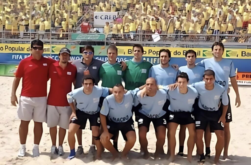 Qualified Uruguay for their first FIFA World Cup in 2005