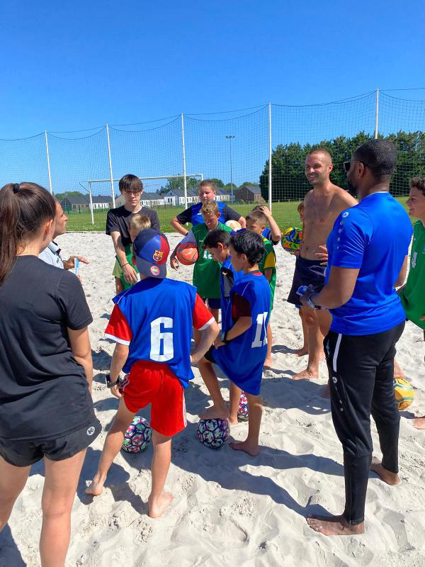 ÊKHÔ Sport & Belgium Beach Soccer Host Inclusive Sport Day.